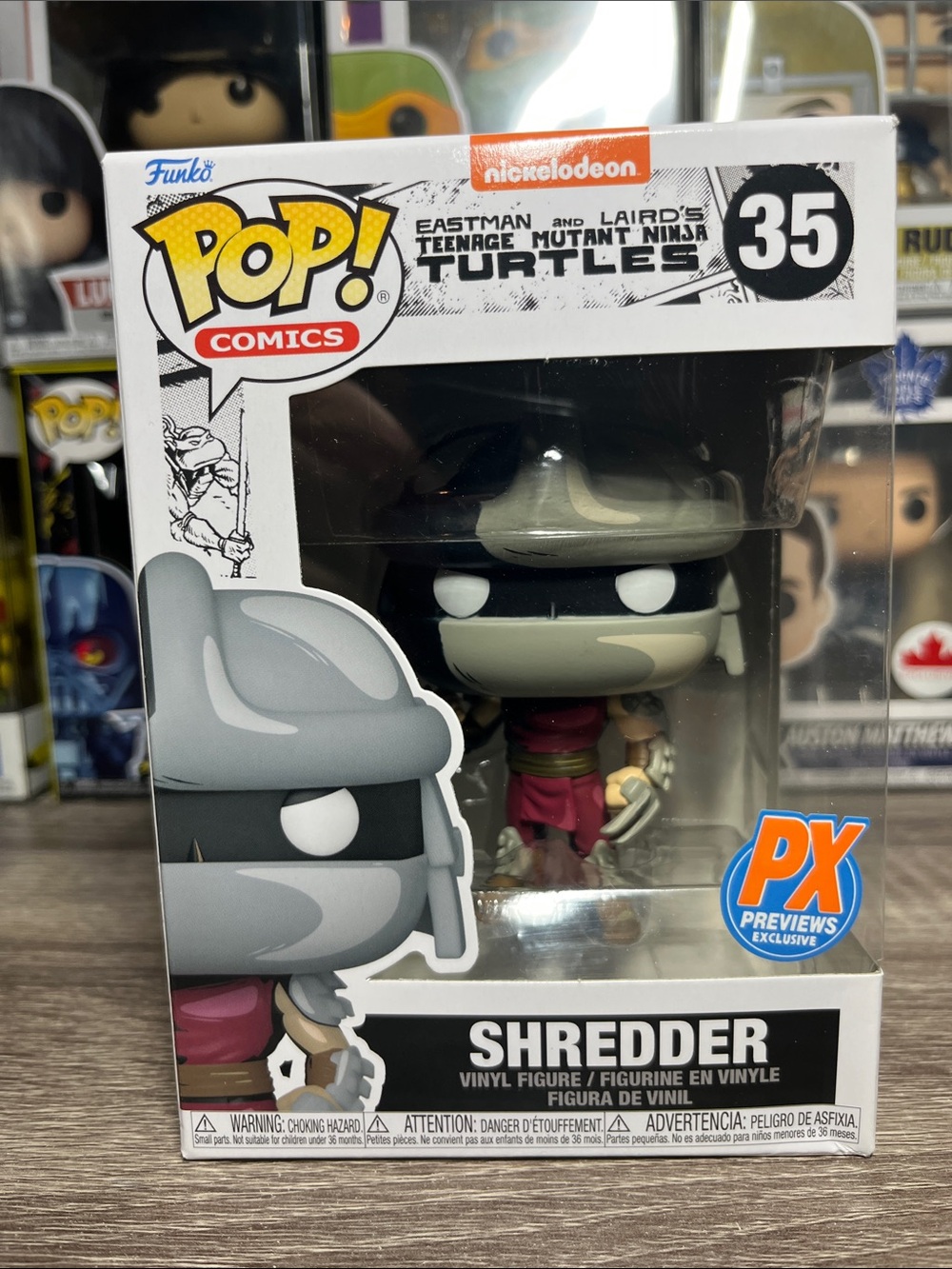 Funko Pop! Comics Shredder Vinyl Figure - Black, Gray, Red